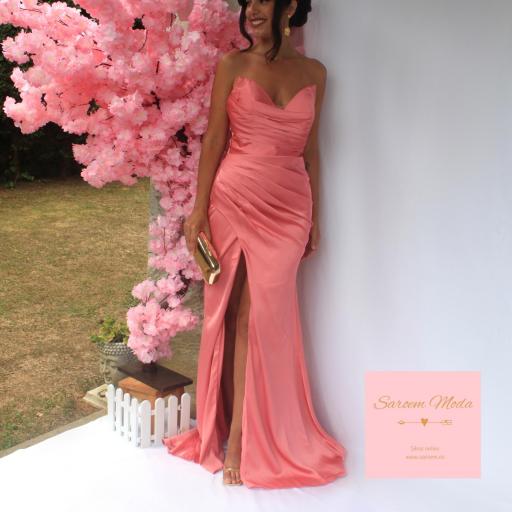 Vestido Fira Rosa Salmón  [2]