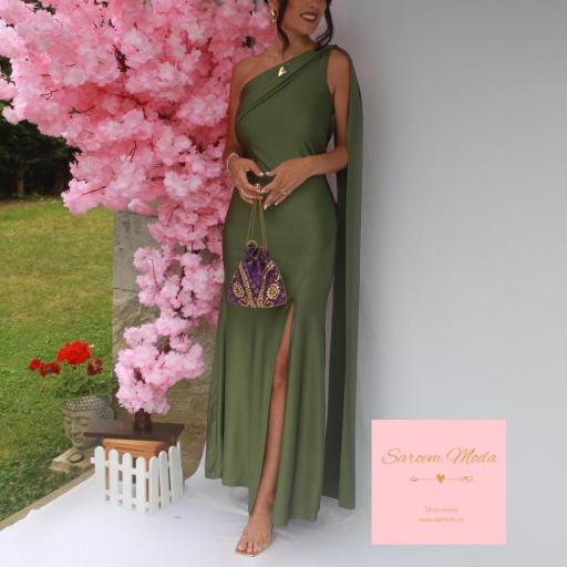 Vestido Dallia Verde Caqui