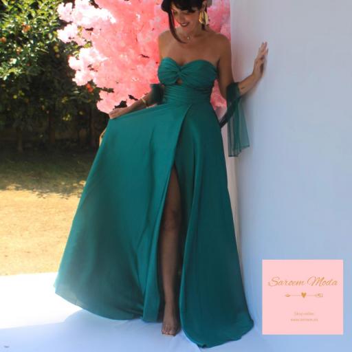 Vestido Princesa Verde Esmeralda [1]