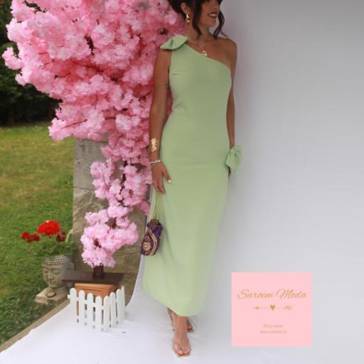 Vestido Lazos Menta [1]