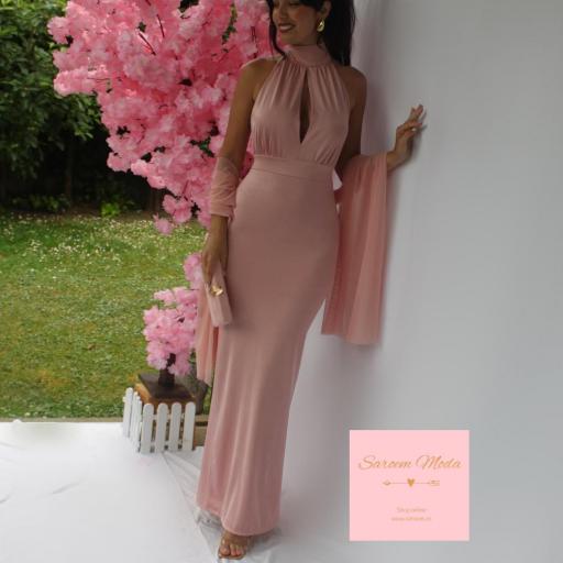 Vestido Lilou Rosa Maquillaje
