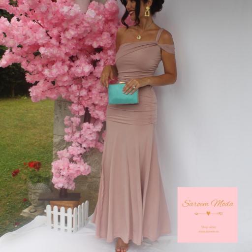 Vestido Salma Rosa Maquillaje