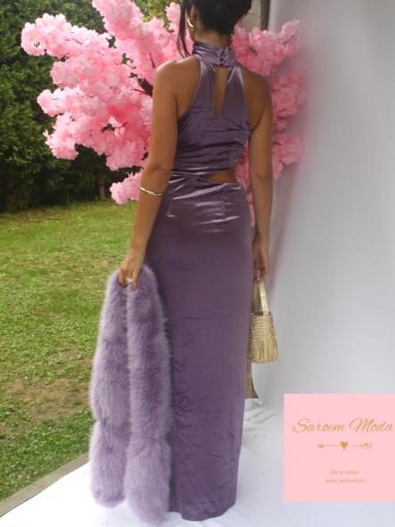 Vestido Agnes Terciopelo Lila [5]