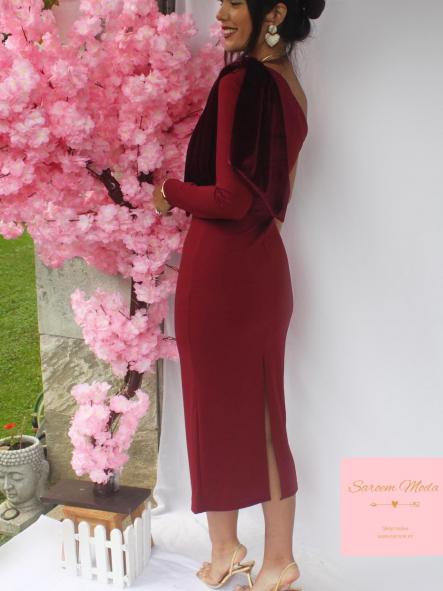 Vestido Nely Burdeos [4]