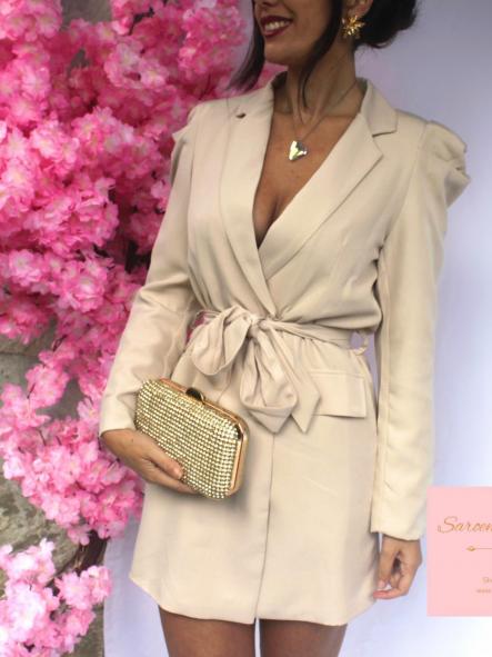 Vestido Blazer Jana Beige [4]