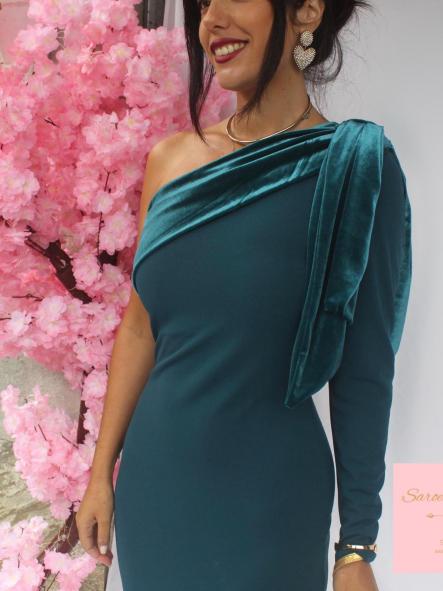 Vestido Nely Petróleo [4]