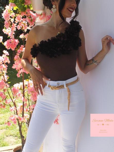 Body Flores Marrón [2]