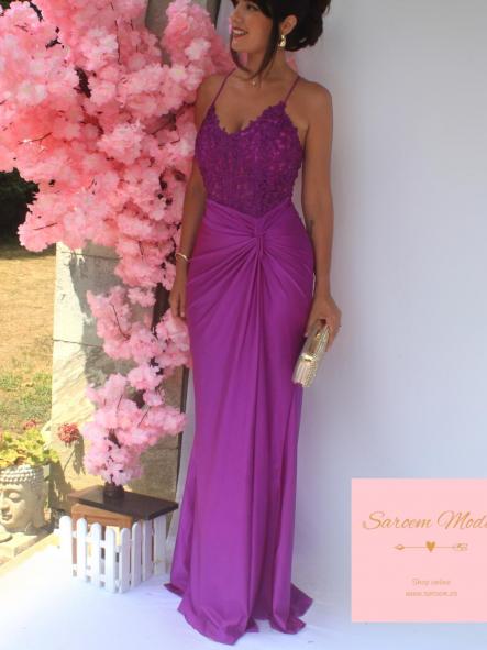 Vestido Sirena Buganvilla