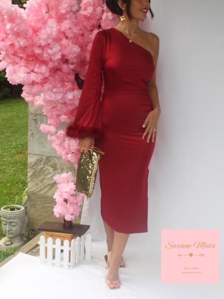 Vestido Valentina Burdeos