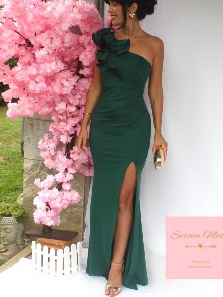 Vestido Polina Verde Botella [3]