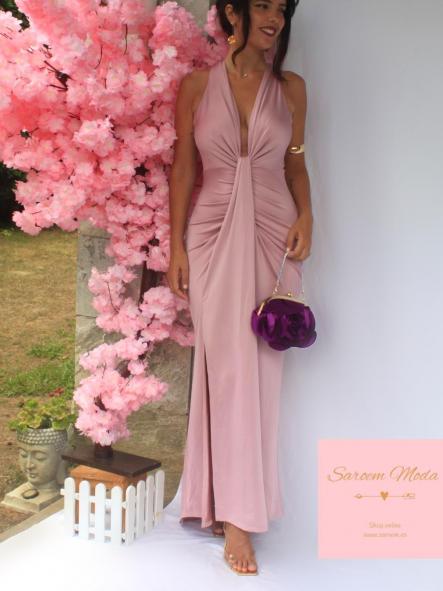 Vestido Anastasia Rosa Maquillaje