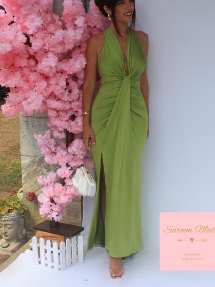 Vestido Anastasia Verde Pistacho [4]