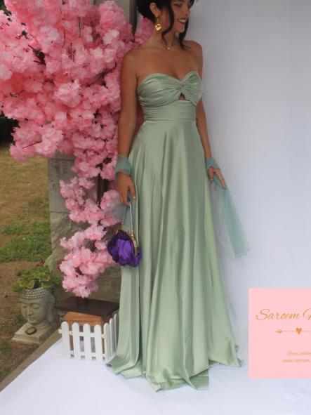 Vestido Princesa Verde Menta [3]