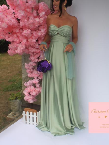 Vestido Princesa Verde Menta [2]