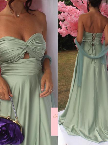 Vestido Princesa Verde Menta [4]