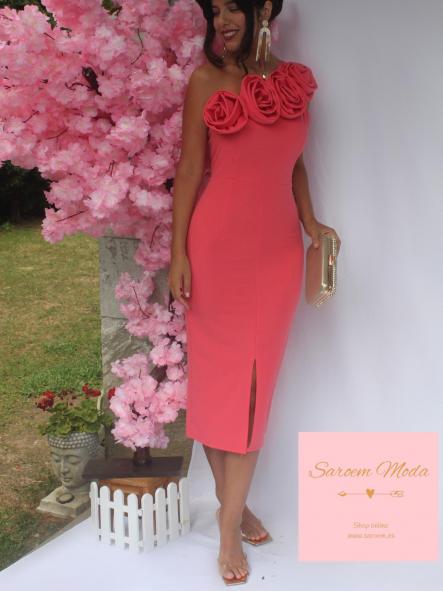 Vestido Loto Coral  [2]