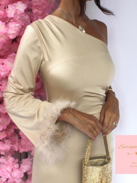 Vestido Valentina Beige [4]