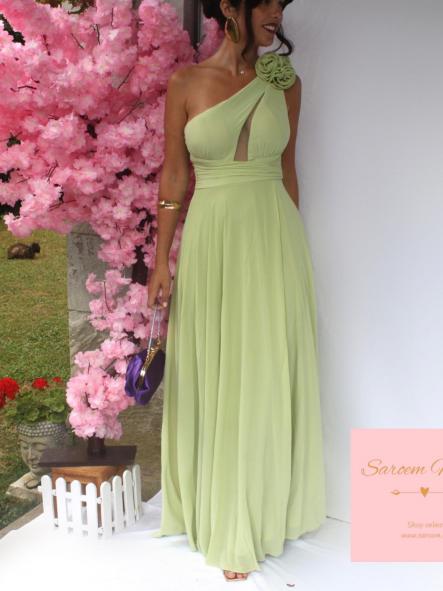 Vestido Munay Verde Manzana [2]