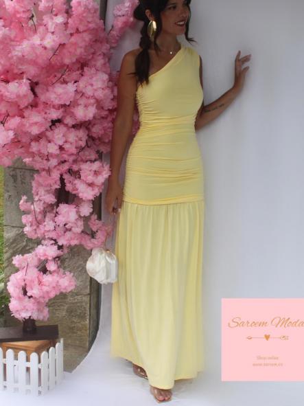 Vestido Sami Amarillo Pastel