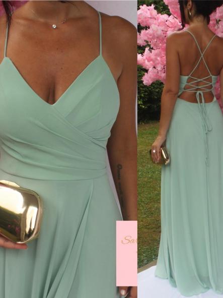 Vestido Yanay Verde Agua [4]