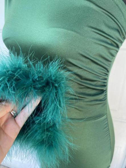 Vestido Valentina Verde Botella [4]