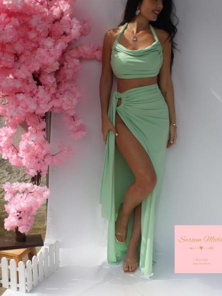 Conjunto Egipto Verde Menta [1]