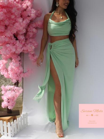 Conjunto Egipto Verde Menta [2]