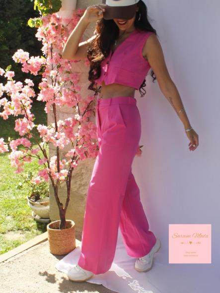 Conjunto Valeria Fucsia [2]