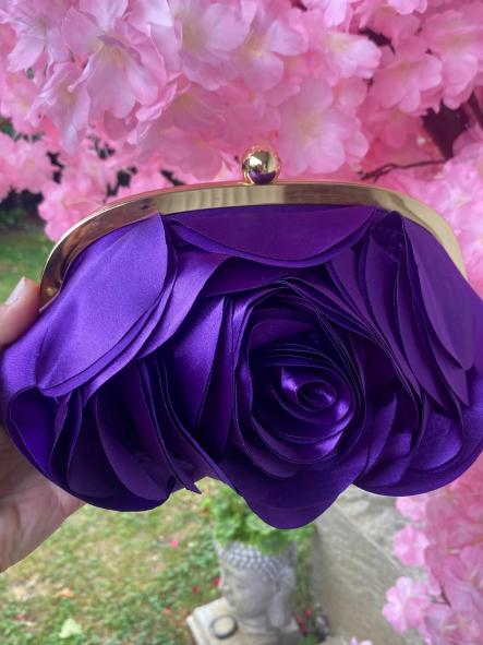 Bolso Flor Morado [1]