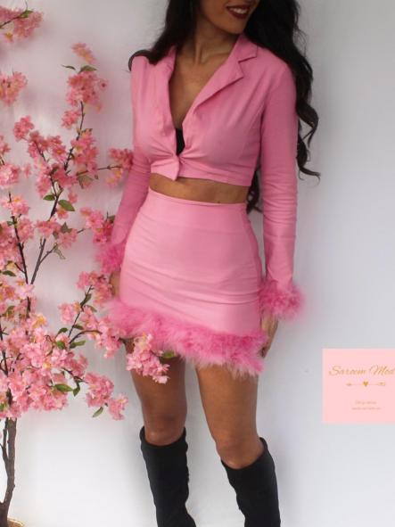 Conjunto Plumón Rosa [2]