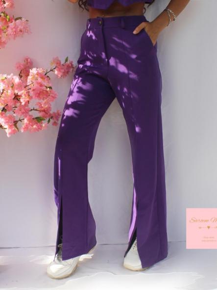 Conjunto Chaleco Morado [3]