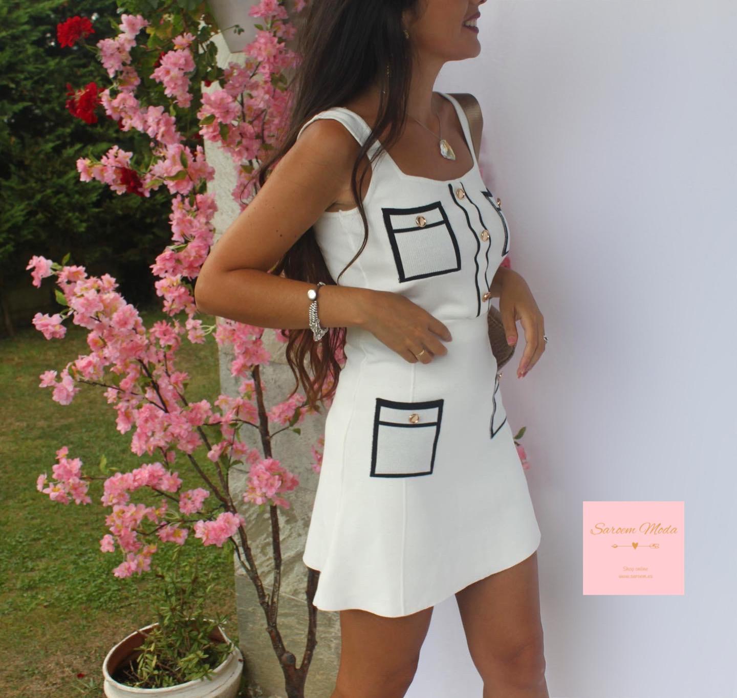 Conjunto Bicolor Blanco