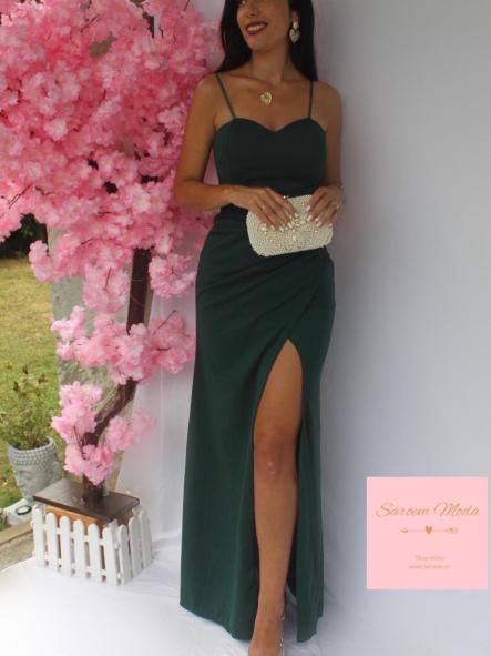 Vestido Dama Verde Botella [1]