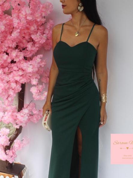 Vestido Dama Verde Botella [3]