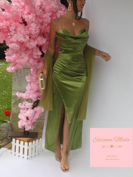 Vestido Aubrey Verde Oliva