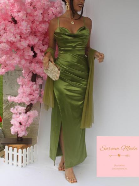 Vestido Aubrey Verde Oliva [2]