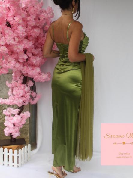 Vestido Aubrey Verde Oliva [3]