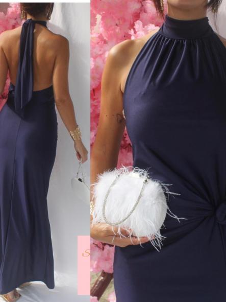 Vestido Elsa Azul Marino [3]