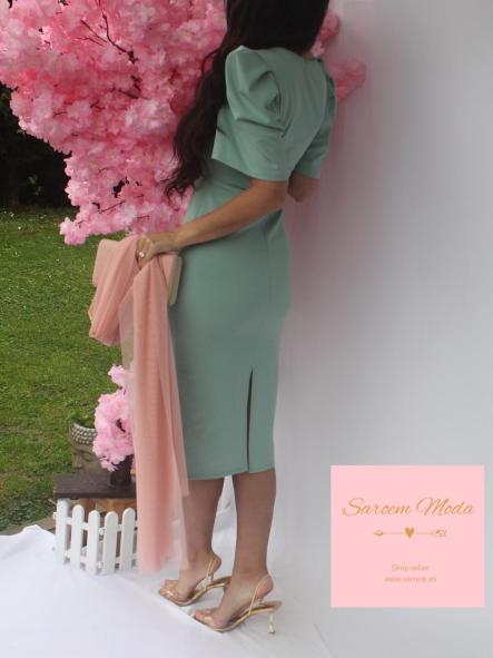 Vestido Daryna Verde Basil [3]