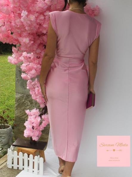 Vestido Damia Rosa Bebé Satinado [4]