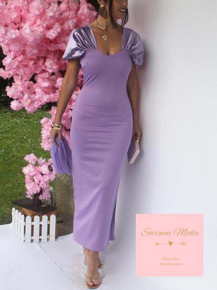 Vestido Abril Lila