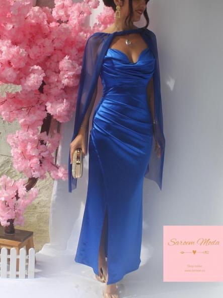 Vestido Aubrey Azul Eléctrico [0]