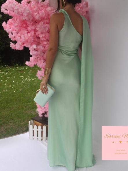 Vestido Pisueña Verde Menta [4]