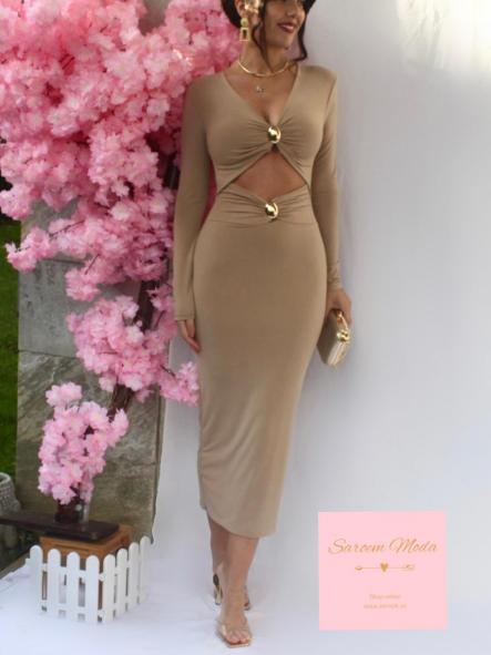 Vestido Alia Camel [0]