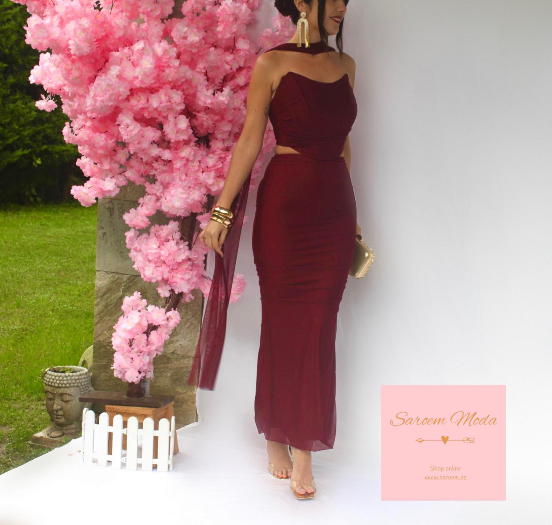 Conjunto Madison Burdeos