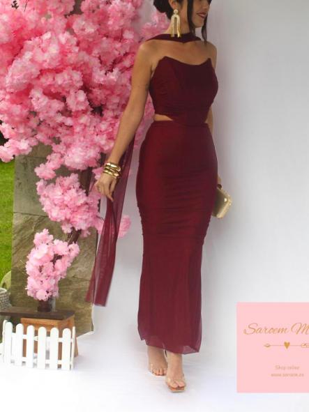 Conjunto Madison Burdeos