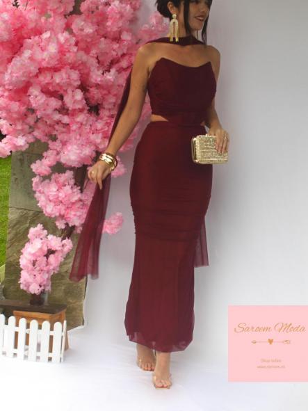 Conjunto Madison Burdeos [4]