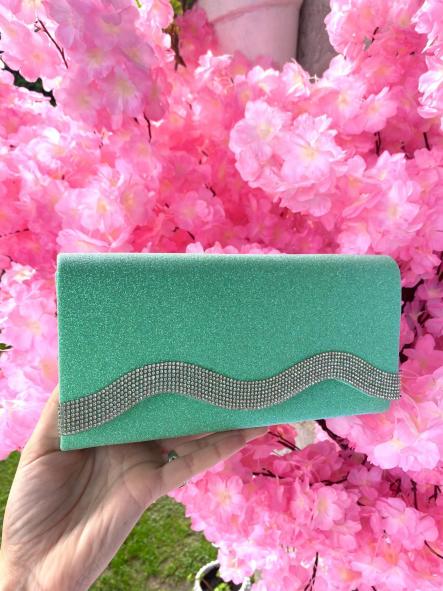 Bolso Fiesta Glitter Verde Menta [3]