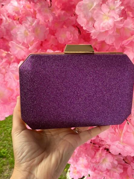 Bolso Fiesta Glitter Morado