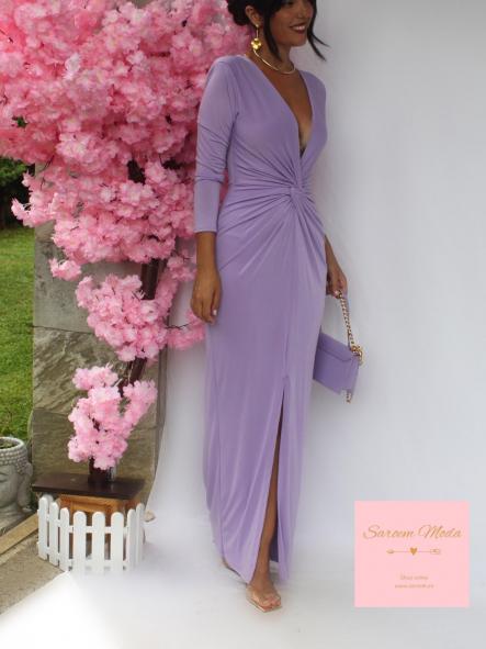 Vestido Nudo Lila [3]